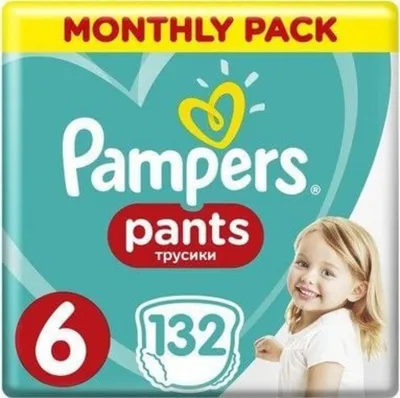 Pelena Pampers 6, 15 + kg, 132 copë - 1