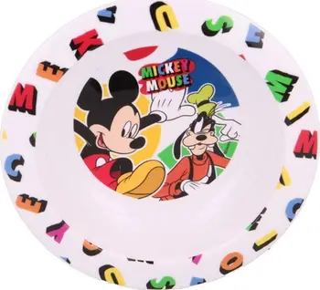 Enë për mëngjes Mickey Mouse Disney Bowl, e përshtatshme për mikrovalë, e bardhë