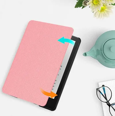 Këllëf për lexues e-book Alogy Smart, 6.8", rozë - 3