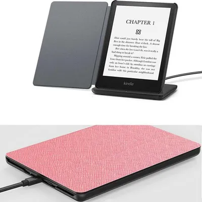 Këllëf për lexues e-book Alogy Smart, 6.8", rozë - 4