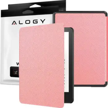 Këllëf për lexues e-book Alogy Smart, 6.8", rozë
