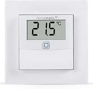 Homematic IP Temp-und Luftfeuchtigk.-sensor Display–innen anth - 1
