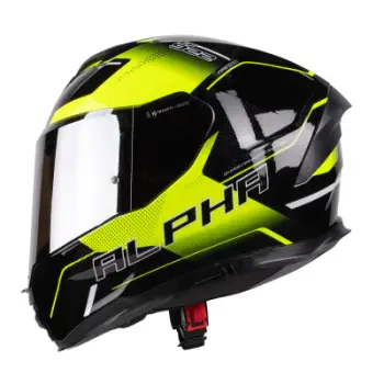 Helmete Alpha Zeze/fluo Gloss Xl