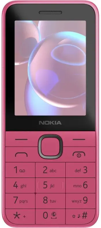 Telefoni HMD Nokia 225 4G 2024, dual SIM, microSD, rozë