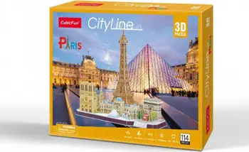 Puzzle për fëmijë Dante 3D City Line Paris