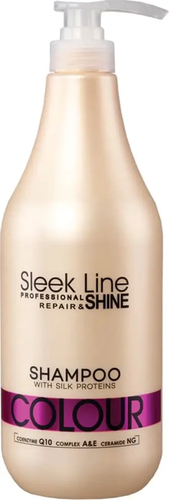 Shampon për flokë të ngjyrosur Stapiz Sleek Line Colour Silk, 1000 ml
