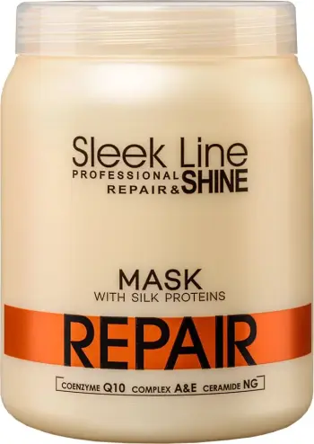 Maskë flokësh Stapiz Sleek Line Repair, me mëndafsh, 1000ml