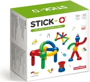 Blloqe magnetike Magformers Stick - O Basic, 30 elemente