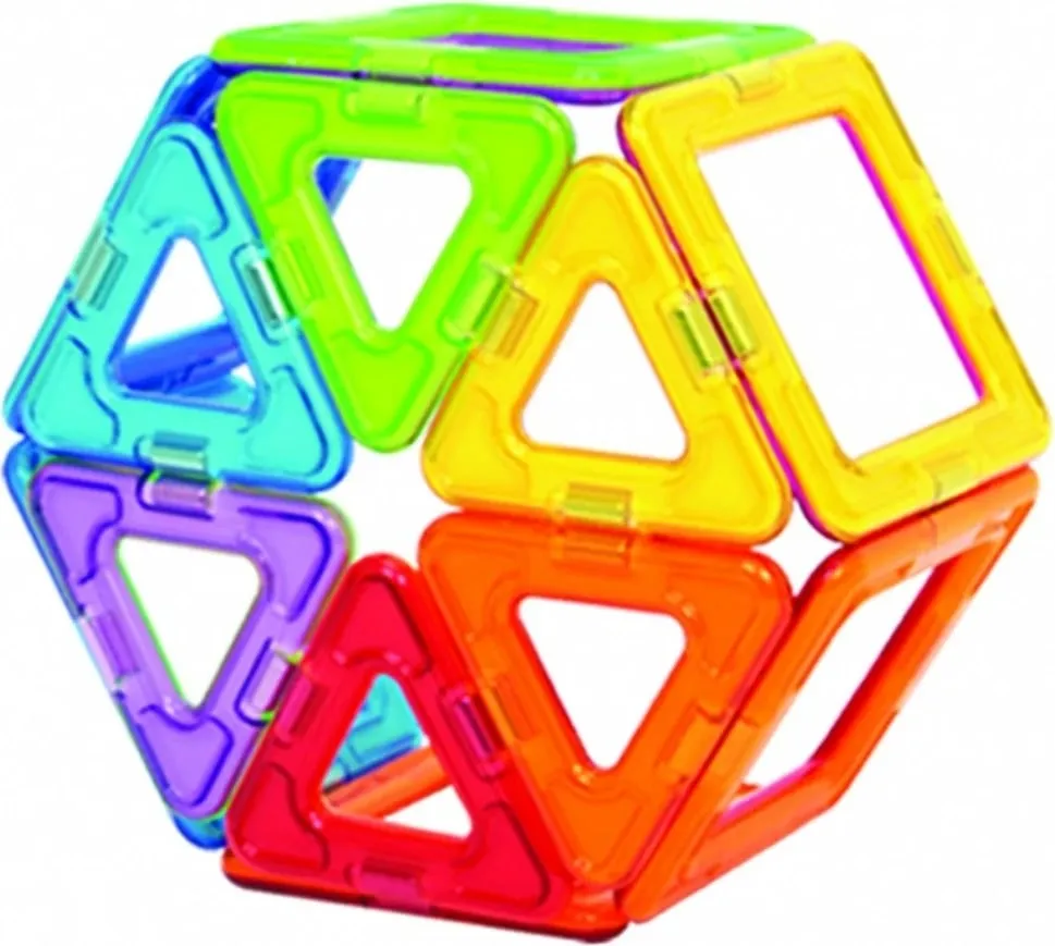 Lojë ndërtimi Magformers Klocki Basic, 26 copë magnetike, +3 vjeç - 3