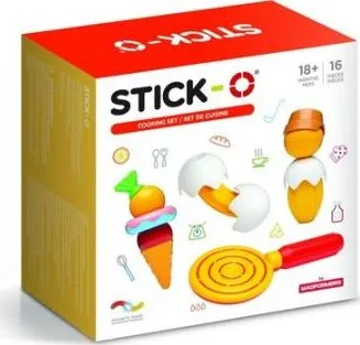 Blloqe magnetike Magformers Stick-O - Cooking Set, 16 elemente - 1