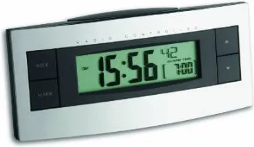 Orë me alarm TFA 60.2511, e argjendtë / e zezë - 2