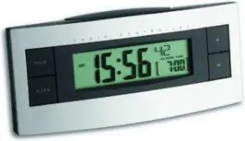 Orë me alarm TFA 60.2511, e argjendtë / e zezë