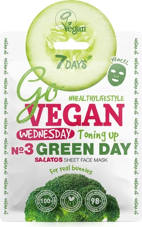 Maskë për fytyrë 7days Go Vegan Wednesday, 25 gr - 1