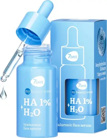 Serum për fytyrë 7 Days, Moisturizing Facial HA 1% + H2O, 20 ml