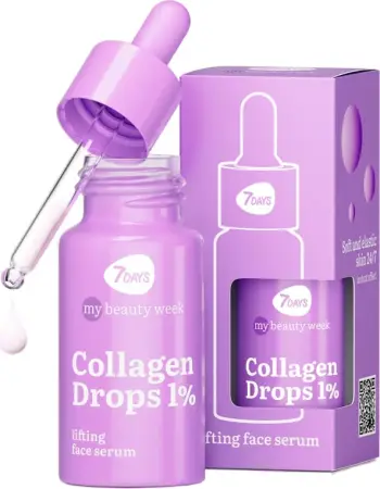 Serum për fytyrë 7 Days, Collagen Drops 1% Lifting Face, 20 ml