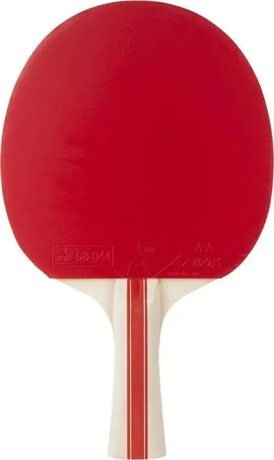 Raketë pingpongu REACT 2 Star, 5 shtresa, gomë 1.9mm, e kuqe - 2