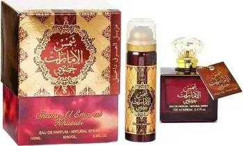 Ujë i parfumuar Ard al Zaafaran Shams Al Emarat Khususi unisex 100ml + deodorant spray 50ml