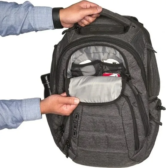 Çantë shpine Ogio, renegade, e zezë - 4