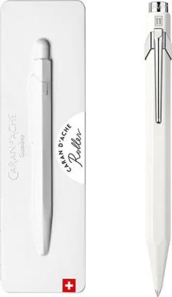Stilolaps Caran d'Ache Rollerball (CD 846-502), i bardhë