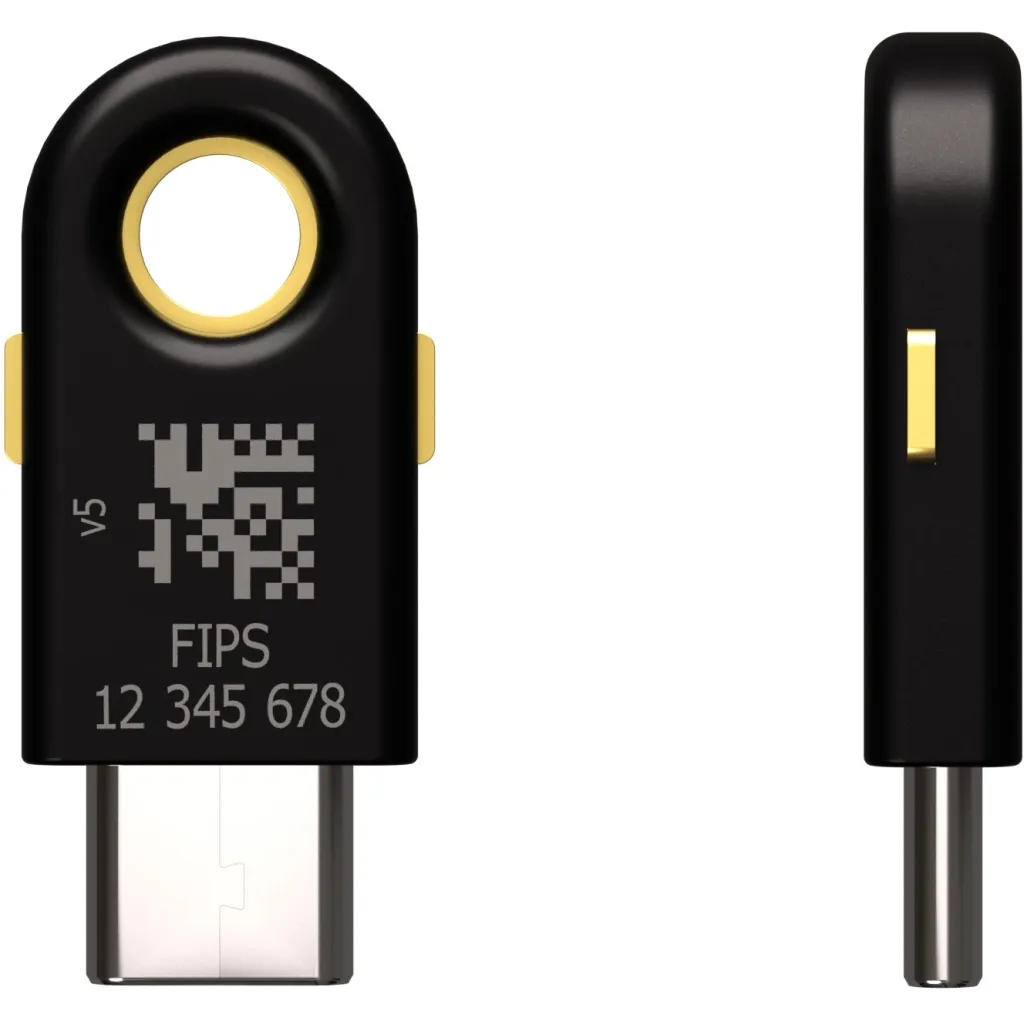 Çelës sigurie Yubico YubiKey 5C FIPS, USB-C, i zi - 1