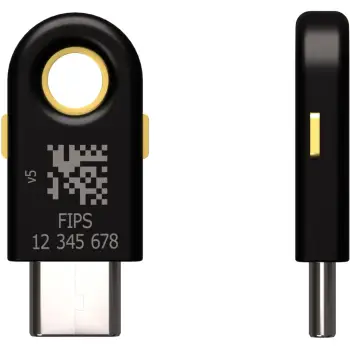 Çelës sigurie Yubico YubiKey 5C FIPS, USB-C, i zi
