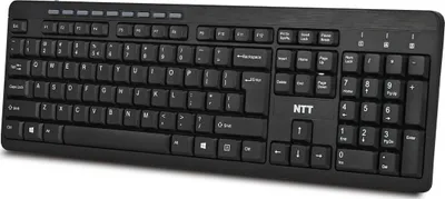 Tastierë multimediale NNT System NTT-KB-UM-106, US, e zezë - 1