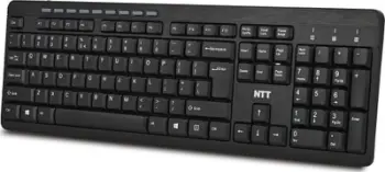 Tastierë multimediale NNT System NTT-KB-UM-106, US, e zezë