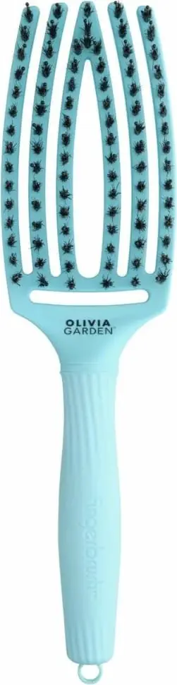 Furçë flokësh për femra Olivia Garden FingerBrush Dolce Vita Blue Sky, 1 copë