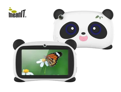 Tablet meanIT për fëmijë K17 Panda Kids, e bardhë/zezë - 2