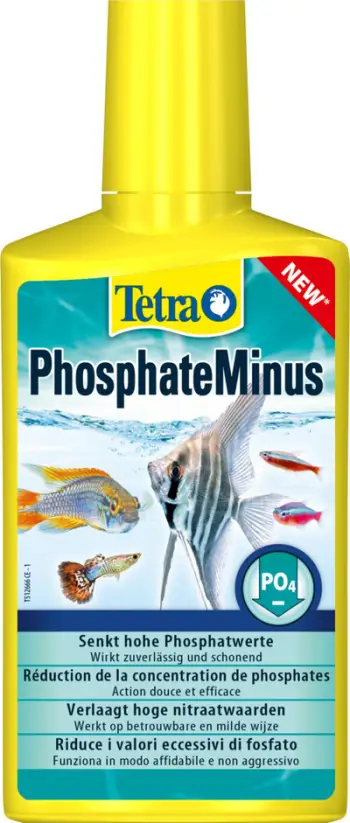 Solucion për akuarium Tetra PhosphateMinus, reduktues fosfatesh, 250 ml
