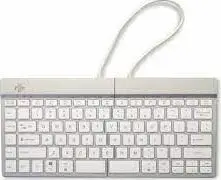 Tastierë R-GO Tools, wireless, Nordic, e bardhë