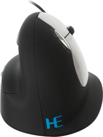 Maus vertikal me kabllo R-Go Tools, i zi - 3