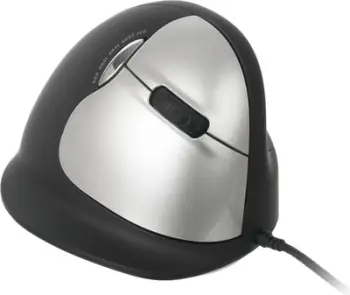 Maus vertikal me kabllo R-Go Tools, i zi