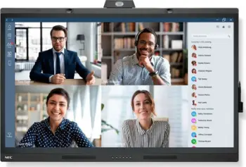 Ekran i madh me prekje SHARP NEC WD551 55 inç, 4K Ultra HD, 1.073 miliardë ngjyra, Ethernet, HDMI, i zi