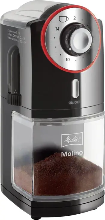Bluarëse kafeje Melitta Molino, 100 W, e zezë