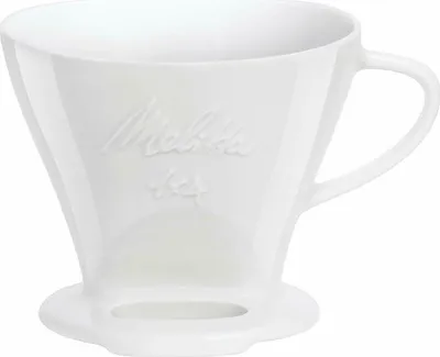 Filtruese kafeje Melitta Pour Over 1x4, porcelan, e bardhë - 1
