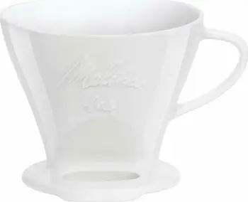 Filtruese kafeje Melitta Pour Over 1x4, porcelan, e bardhë