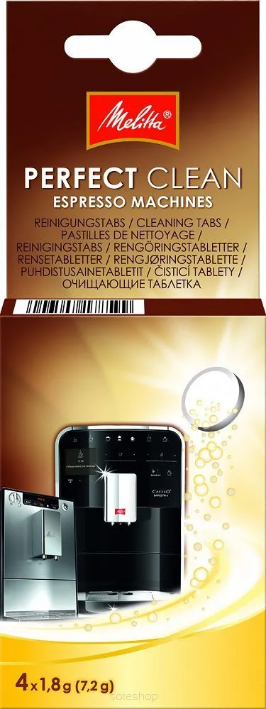 Tableta pastruese Melitta Perfect Clean, 4 copë, të zeza - 1