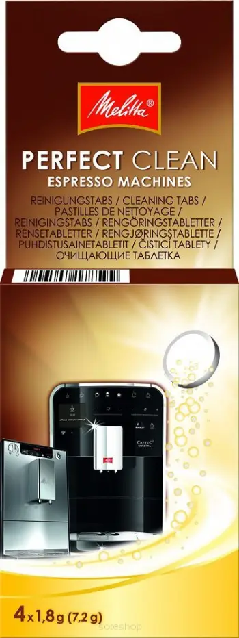 Tableta pastruese Melitta Perfect Clean, 4 copë, të zeza