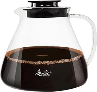 Ibrik qelqi Melitta 6761025, 1L, dorezë kundër djegies, transparent
