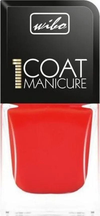 Llak thonjësh Wibo 1 Coat, 8.5 ml, i kuq - 1