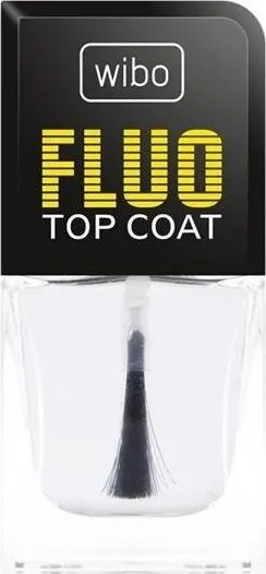 Llak për thonj Wibo Fluo Top Coat Colorless Top 8.5ml - 1