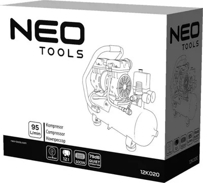 Kompresor Neo, 500 W, 8 bar - 2