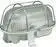 Lampë tavanore Pawbol OVAL Duct, 60W, IP44, e bardhë