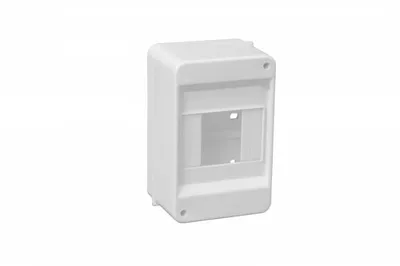 Kuti shpërndarëse modulare Pawbol S-5, 1x5 module, IP30, sipërfaqësore, e bardhë - 1