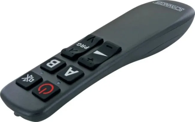 Telekomandë universale Schwaiger UFB1000, 8 taste, IR wireless, e zezë - 2