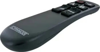 Telekomandë universale Schwaiger UFB1000, 8 taste, IR wireless, e zezë