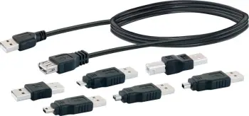 Set lidhjesh USB 2.0 (7 copë)