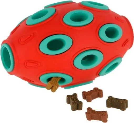 Lodër qeni KERBL Rugby ToyFastic, 12cm, e gjelbër - 2