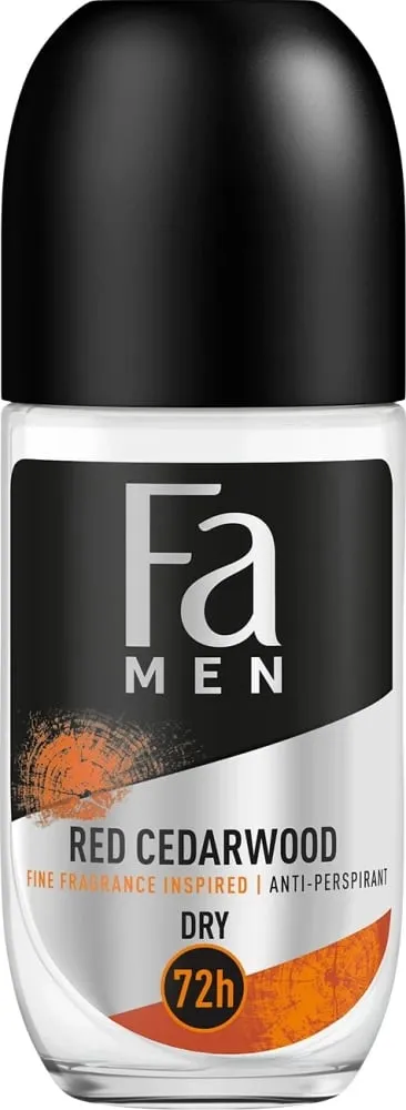 Antiperspirant roll-on për meshkuj Fa Men Red Cedarwood 72h, 50ml - 1